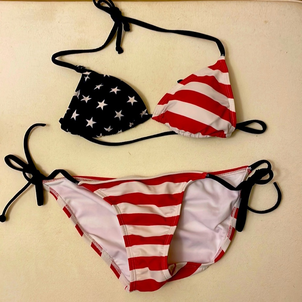 American Flag USA bikini